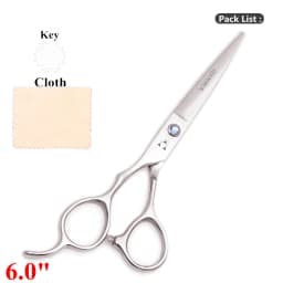 5.5 6.0 Hair Scissors For Left Hand Japan 440C Professional Hairdressing Barbers Cutting Set Thinning Shears Hairdresser B8001