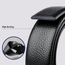 100 120 130 140 150 160 170 180cm Automatic Belt Without Buckle Men Width 3.5cm No Buckle Good Quality Leather Belt Body Strap