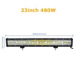 4-23 inch Off Road LED Light Bar 12V 24V 8D Combo Led Bar/Work Lights for Car Jeep Truck Suv 4x4 Atv Boat Lightbar Headlight