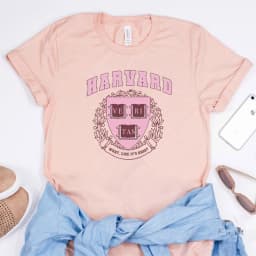 Harvard Legally Blonde Tee What Like It's Hard Funny University Collage T-shirt Tv Show Inspired Kawaii Graphic Tee Harajuku Top