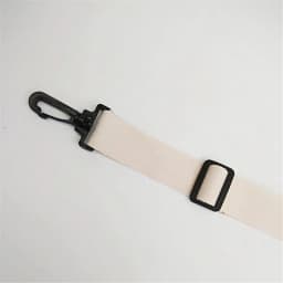 3.8cm Pure color canvas Cotton cloth Webbing bag strap belt adjustable black plastic hook clasp DIY Crossbody bag Accessories