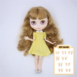 ICY DBS Blyth 1/6 bjd dolls joint body custom face colorful hair Contains clothing and shoes special