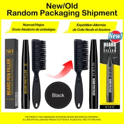 Beard Filling Pen Kit Beard Enhancer Brush Beard Coloring Shaping Tools Waterproof Black Brown Hair Pencil Man Cosmetic