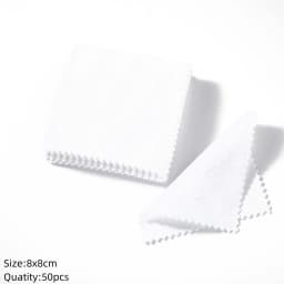 10/50pcs Soft Jewelry Cleaning Cloth Individually Wrapped For Silver Gold Platinum Glasses Watch Coins Cleaner Tools Equipment