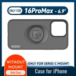 Waist Belt Clip Bicycle Phone Holder with Quick Mount Case for iPhone 17 16 15 14 13 12 11 Pro Max Mini for sincetop Series C