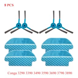 For Cecotec Conga 3290 3490 3690 3790 3890 Ultra Titanium Vital Vacuum Cleaner Spare Parts HEPA Filter Side Brush Proscenic M7