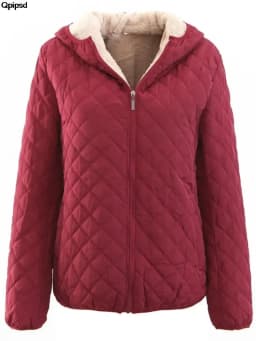 2025 Autumn Winter 10 Color Women Basic Jackets Coat Female Zipper Fleece Women Cloths Loose Parkas Quality Parkas Winter Jacket