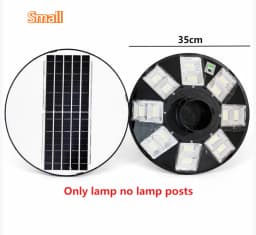 Solar Powered Outdoor Yard Light UFO Solar Charging Courtyard light Automatic On/Off from Dawn to Dusk source With Motion Sensor
