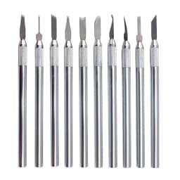 10PCS Multi-Functional Wax Carving Kit With Various Blades For Jewelry Ceramics And Polymer Clay Sculpting
