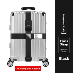 Travel Luggage Strap Cross Safety Fixation Baggage Tie down Cargo Bag Protection Buckle Rope Strengthening Band Accessories