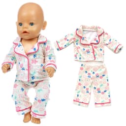 43 CM Baby Doll Clothes Pajama Set Jacket Coat 17 Inch Dolls Jeans Children Gift Toys Outfit