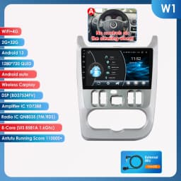 360Camera 2Din Android 13 Car Radio For Renault Logan Sandero/Lada Largus Car Multimedia GPS Carplay Intelligent autoradio SWC