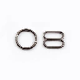 50Set 6-20mm Bra Bikini Buckle Metal Strap Buckles Underwear Sliders O D Rings Clasp Clothes Buttons Hook DIY Sewing Accessories