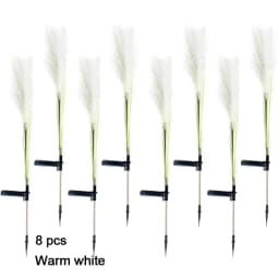 1~8PCS LED Solar Garden Lamp Waterproof Reed Light Outdoor Lawn Yard Garden Christmas Decoration Light Decor Solar Power Lights