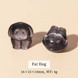 1 Pc Natural Stone Gold Silver Obsidian Carved Bead Cat Paw Pixiu Animals Cute Bead With Hole For Jewelry Making Diy Necklace