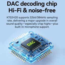 USB C DAC Type-C to 3.5mm Headphoner Amplifier 32Bit 384KHz Dongle DAC KT02H20 HIFI Audio Decoding Adapter Amp
