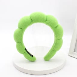 Women Girls Sponge Co Spa Makeup Bubble Terry Cloth Headband Puffy Retro Hair Bands Soft Hairband Headwear