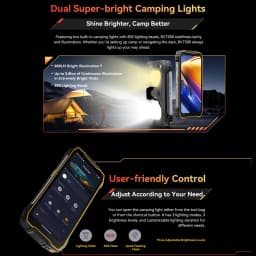 Blackview BV7300 Rugged Phone, 6GB+256GB, Android 14 Gaming Phone,15000mAh+45W Rugged Smartphone, 50MP+30MP Camera NFC/Dual SIM