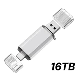 Lenovo 16TB 2 In 1 OTG USB Flash Drive 3.0 Type C 8TB 4TB Pendrive For iPhone Samsung Huawei Xiaomi Android Laptop Memory Stick