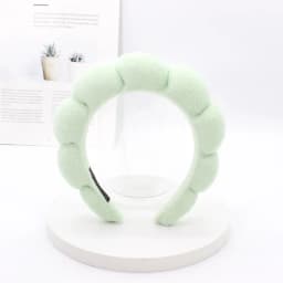 Women Girls Sponge Co Spa Makeup Bubble Terry Cloth Headband Puffy Retro Hair Bands Soft Hairband Headwear