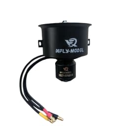 XFly 2627-KV4600 4S EDF Power System 50mm 12-Blades Ducted Fan Galaxy X5 Brushless Outrunner Motor for Rc Jet Aircraft