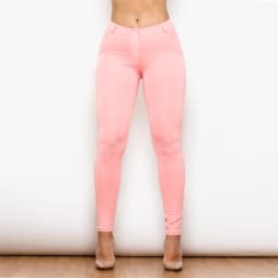 Shascullfites Melody Women's Skinny Pants Solid Color Stretch Slim Pencil Trousers Push Up Pants Sculpture Pants