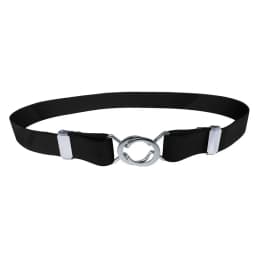 Adjustable Elastic Stretch Belt Invisible Belt for Women Girls Jeans Pants Dress,2.5cm Wide Metal Ring Buckle,No Hassle,No Bugle