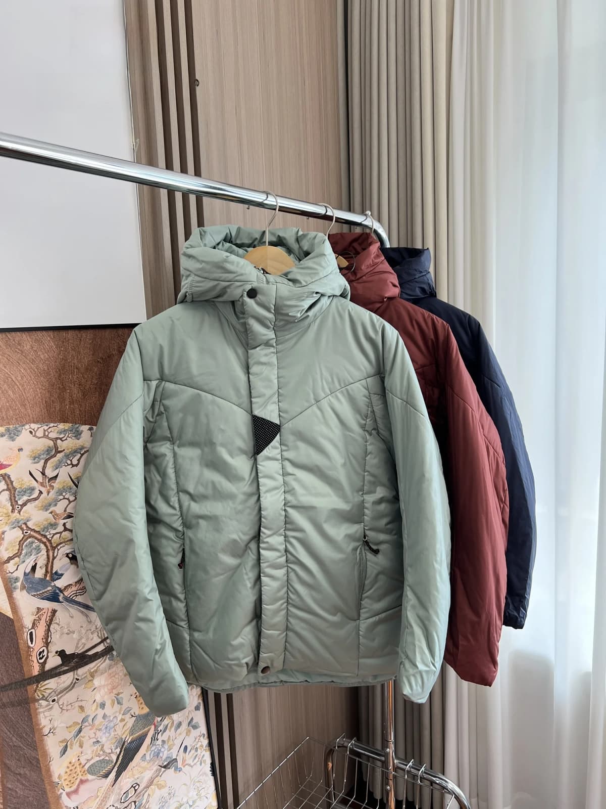 High-End Outdoor Couple Style Men's Cotton Jacket Warmth Windproof Hooded Casual Fashionable Urban Design Thickened Long Sleeve