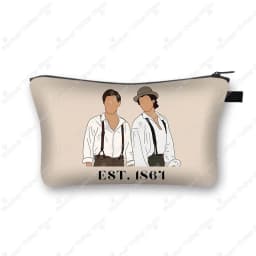 The Vampire Diaries Cosmetic Case DAMON Women Makeup Bag TVD Lipstick Storage Bags Harajuku Zipper Pouch Cute Toiletry Bags