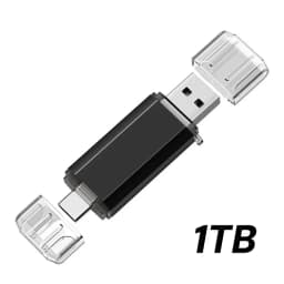 Lenovo 16TB 2 In 1 OTG USB Flash Drive 3.0 Type C 8TB 4TB Pendrive For iPhone Samsung Huawei Xiaomi Android Laptop Memory Stick