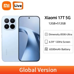 Xiaomi 17T Global Version 50MP Main Camera 256GB 512GB 1.5K 120Hz Display 6500mAh Battery 67W HyperCharge Dimensity 8500-Ultra