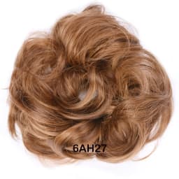 Zolin Synthetic Messy Curly Hair Bun Scrunchie Chignon Donut Elastic Rope Rubber Band Hair Bun Pad Updos Hairpiece