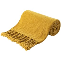 Battilo Chenille Throw Blanket With Fringe Tassels Decorative Lightweight Sofa Blanket Soft Cozy Knit Throws for Spring Decor