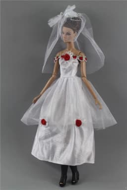 1 Set Doll Clothes 1:6 Scale Dress Outfit for 11.5 Inch 30cm Doll Many Style for Choice Gifts for Girls Doll Accessories #8