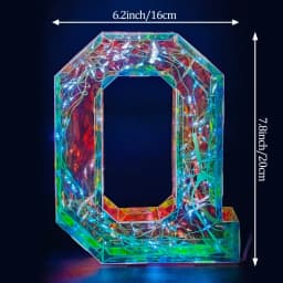 Multicolor Letters LED Night Light Numbers Dual‑Power Light‑Up Battery USB Operated Portable Indoor Decor for Party Wedding Home
