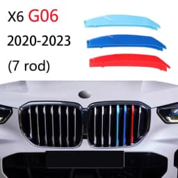 3Pcs Car Grille Trim Strip For BMW X1 X2 X3 X4 X5 X6 X7 E84 F48 F49 F39 E83 F25 G01 F26 G02 E70 F15 E53 G05 E71 E72 F16 G06 G07