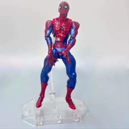 Spider-Man Symbiote Super Action Collectible Figure - Comes with Interchangeable Eyes and Hands, Stand Included in the Set