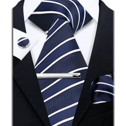 Fashion Ties for Men Gift Weave Necktie Set Handchief Cufflinks Tie Clip Luxury Brand Designer Business Wedding Suit Accessories