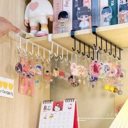 Keychain Hanger Pendants Display Rack Storage Rack Rotatable Rack Hair Ring Rope Desktop Finishing Holder For Earrings Watch