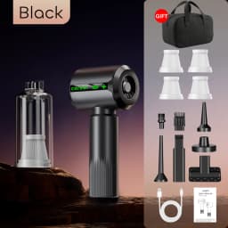 CENRR Mini Car Vacuum Cleaner Powerful Portable Cleaning Machine for Car Strong Suction Wireless Handheld Vacuum Cleaner for Car