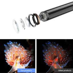 3-in-1 5.5/8mm USB Type-C Endoscope Camera 1080P 720P 480P, IP67 Waterproof Snake Borescope for Android OTG Phone PC, Car Sewer