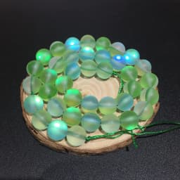 Round Loose Beads for Jewelry Making, Matte AB, Austrian Crystal, Glitter MoonStone, DIY Bracelet, 15 in Strands, 6mm, 8mm, 10mm