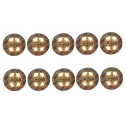 10/5PCS LED Coaster 3 Modes with Battery Powered Wine Glass Mat Cup Pad Sticker Bottle Drinking Club Bar Party Decor Night Light