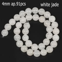 44 Types White Chalcedony Jade Agate Bead Natural Stone Rondelle Cube Faceted Loose Beads for Jewelry Making Bracelets Accessory