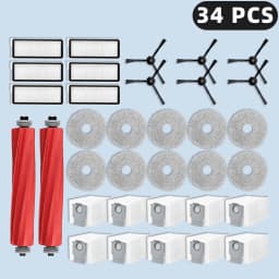 Compatible For ( Roborock Qrevo S / Qrevo MaxV / Qrevo Pro / Qrevo Plus ) Robot Vacuum Replacement Parts Accessories Consumables