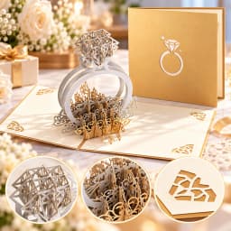 3D Pop UP Lovely Card for Beloved Mom Friend Gift Birthday Anniversary Wedding Invitation Mothers Day Greeting Thank You Cards