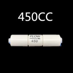 300CC 450CC 800CC 1500CC RO Water System Waste Water Flow Regulater Restrictor 1/4" OD Hose Reverse Osmosis Quick Pipe Fittiing