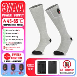 Rechargeable Thermal Heating Socks with Battery Box Men Women Anti-Cold Comfort Outdoor Camping Ski Sports Winter Essential