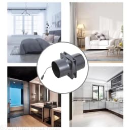 12cm Duct Fan Powerful Inline Extractor Fan 12V Duct Blower Indoor Air Exhaust Boosters For Workshop Basement Tent