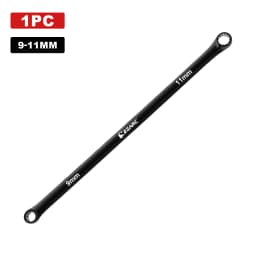 EZARC Extra Long Box End Wrench Metric Combination Durable Aviation Spanner CRV 8mm-19mm Chrome Vanadium Steel Repair Tool 1PC